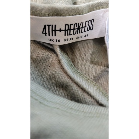 4th and Reckless Women Green Long Sleeve - Picture 6 of 6